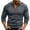 Gray, variant on Lovskoo Sweatshirts for Men Front Mid-Zipper Stand-Up Collar Long Sleeve Color Matching Hoodie Sweatshirts Blue
