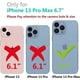 thumbnail image 2 of Para Iphone 13 Pro Max Funda magnética transparente con protector de lente de cámara Protección completa Magsafe Silicona electrochapada Red a prueba de polvo Protección a prueba de golpes, 2 of 5