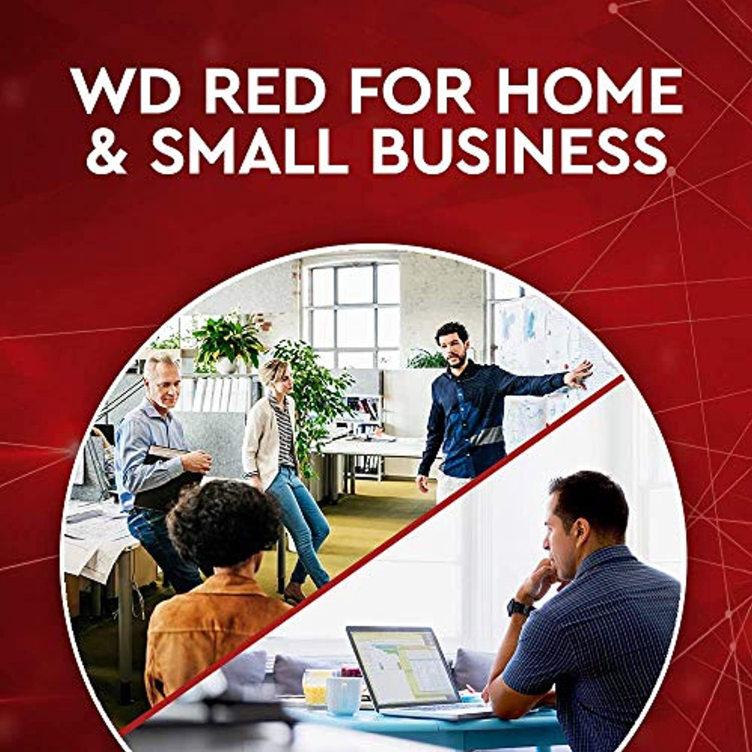 WD Red 10TB NAS Internal Hard Drive - 5400 RPM Class, SATA 6 Gb/s, CMR, 256 MB Cache, 3.5" - WD101EFAX