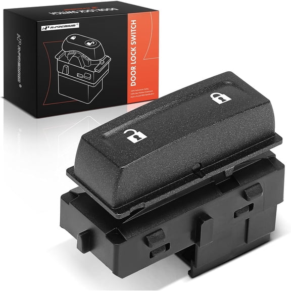 A-Premium Front Left Driver Power Door Lock Switch Compatible with Chevrolet Silverado 2500 HD 2015-2016, Silverado 3500 HD 2015-2016 & Sierra 2500 HD 2015-2016, Sierra 3500 HD 2015-2016