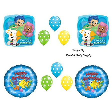 NEW Bubble  Guppies  Mr Grouper Birthday  Party  Balloons 