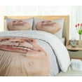 thumbnail image 5 of Ambesonne Humor Duvet Cover Sets, Forever Alone Meme, 2-King, Tan and Peach, 5 of 7