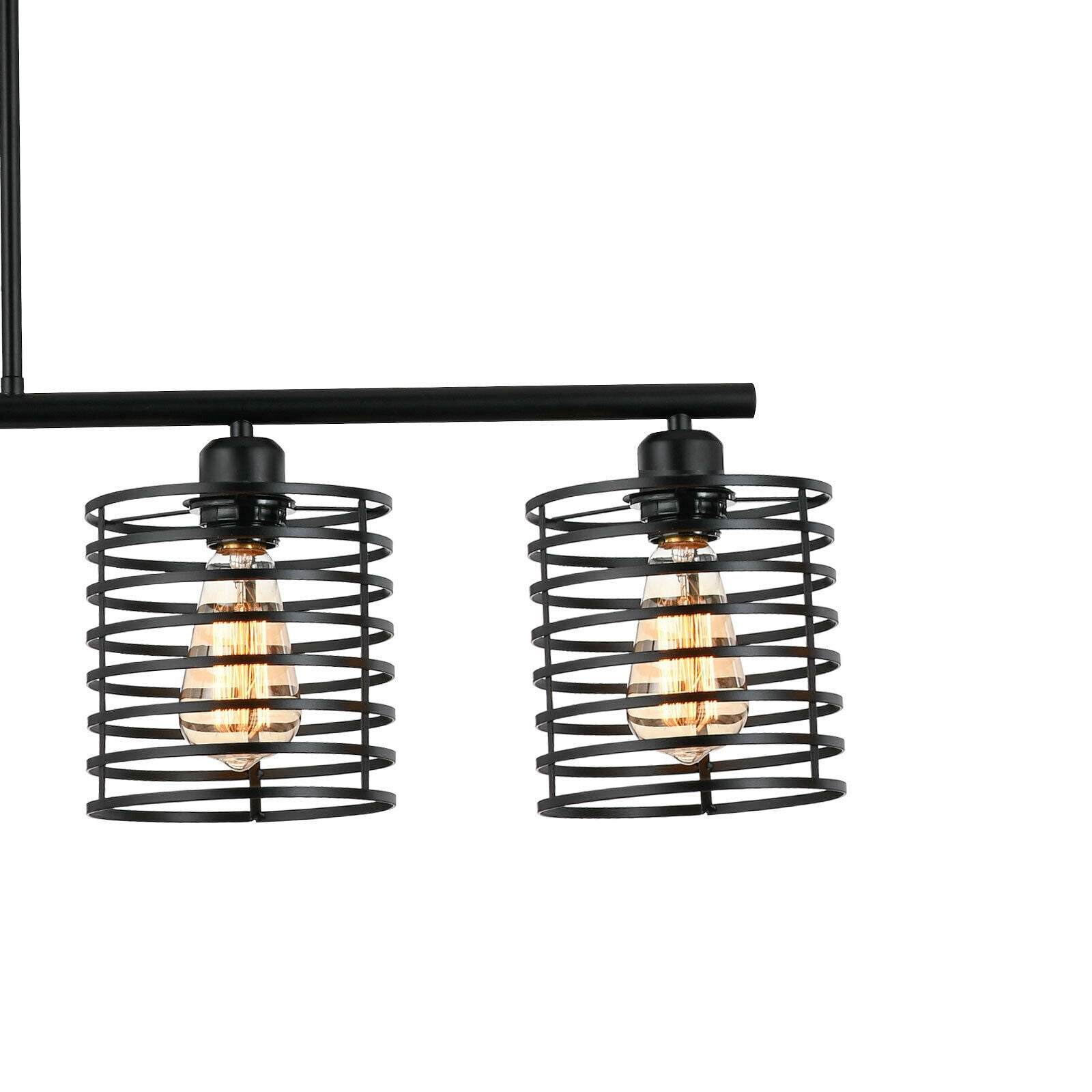 Industrial 5-Light Pendant Lamp Metal Ceiling Light Kitchen Island Fixture E26