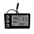 thumbnail image 1 of S866 Electric Bike LCD Display 24V 36V 48V E-Bike Electric Scooter Display Meter Control Panel with Waterproof Plug, 1 of 5