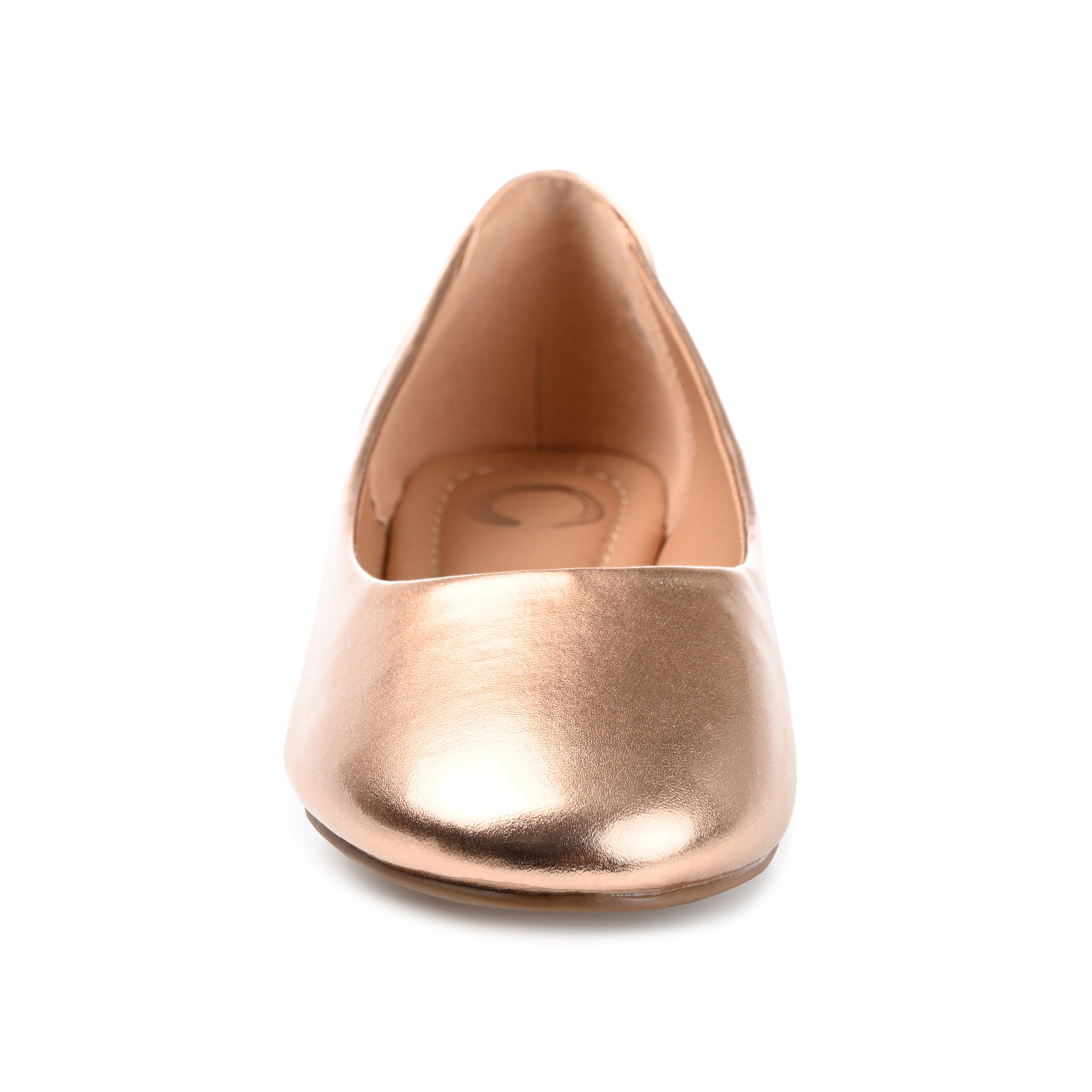 Journee Womens Kavn Comfort Insole Slip On Round Toe Ballet Dress Flats