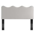 thumbnail image 6 of Modway Athena Performance Velvet Full/Queen Headboard in Light Gray, 6 of 7