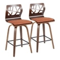 thumbnail image 1 of Folia Mid-Century Modern Counter Stool by LumiSource, 1 of 9