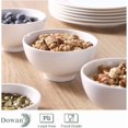 thumbnail image 3 of 10 OZ Small Dessert Bowls - 4.5" Ceramic Cereal Bowls Set of 8 - Porcelain Off-White Bowl for Side Dishes, Rice, Ice Cream, Oatmeal, Fruit, Soup - Dishwasher & Microwave Safe, 3 of 7