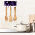thumbnail image 6 of PhooArto Key Holder for Wall Decorative with 5 Key Hooks, Galaxy Butterfly Purple Pattern Holders Wall Mount Organizer with Mail Key Rack, Self Adhesive, 6 of 7