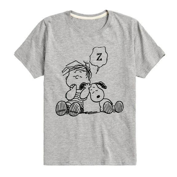 Peanuts - Linus Snoopy Snooze - Toddler And Youth Short Sleeve T-Shirt