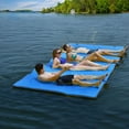 thumbnail image 2 of Costway 3 Layer Floating Water Pad Foam Mat Water Recreation Relaxing Tear-resistant 9' x 6' Blue, 2 of 10