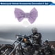 thumbnail image 2 of Accesorios para Casco de Motocicleta Decoración Moño de Sirena para Cascos de Motocicleta Bicicleta Esquí Tela Morada Sticker 1 Juego, 2 of 6