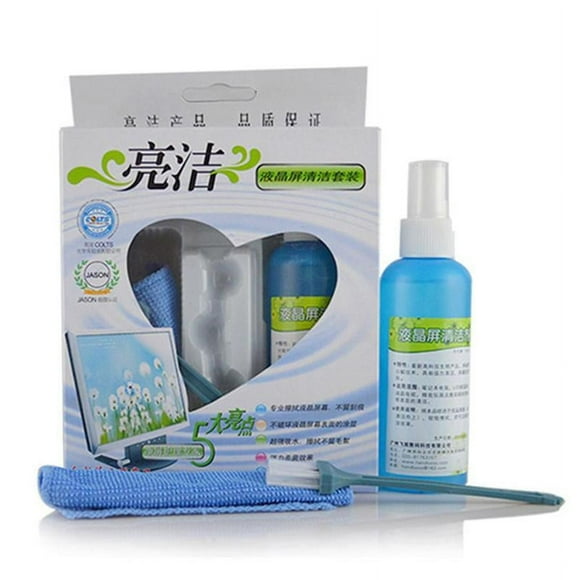 Universal Screen Cleaning Kit for LCD LED Plasma TV, Tablet, Laptop, Computer Monitor, & Smartphone Displays | Streak-Free Electronics Cleaner Spray with Microfiber Cloth for Home & Office Use