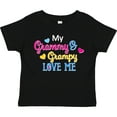 thumbnail image 3 of Inktastic My Grammy and Grampy Love Me with Hearts Boys or Girls Toddler T-Shirt, 3 of 5