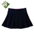 thumbnail image 4 of Bienzoe Girl's Stretchy Pleated Adjust Waist School Uniforms Skirt Navy 6X, 4 of 5