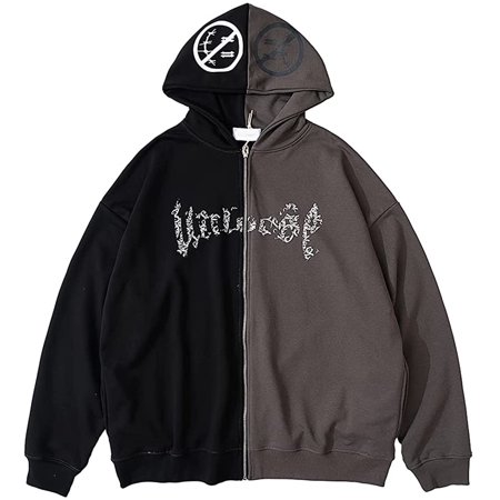 womens zip up hoodie y2k graphic Jacket adult unisex Y2k E-Girl Oversized  SweatshirtHemp AshMedium | Walmart Canada