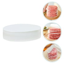 Raindrops 100 Pcs Parchment Paper Rounds Hamburger Patty Papers Non-Stick Patty Papers For Smash Burger Press Patty Maker Separating Freezing Burgers 11cm