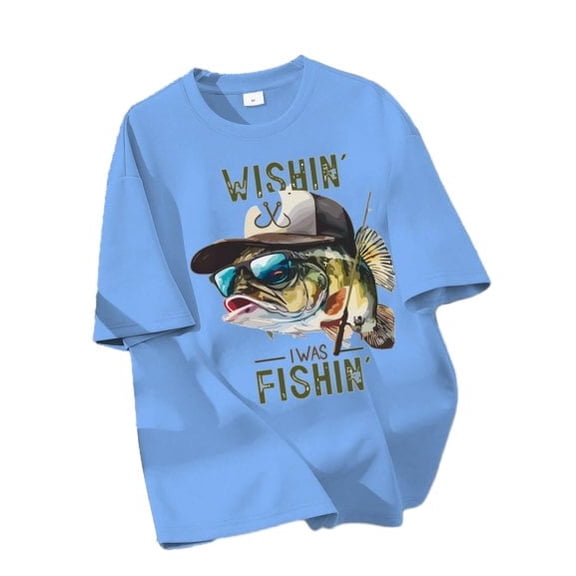 Boys T Shirts Boys Graphic Tees Short Sleeve Funny Fishing Pattern Summer Tops for 8-12 Years