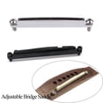 thumbnail image 3 of Adjustable Bridge Saddle Tools Nut Set For Acoustic Folk Guitar Accessories Part Silver, 3 of 10