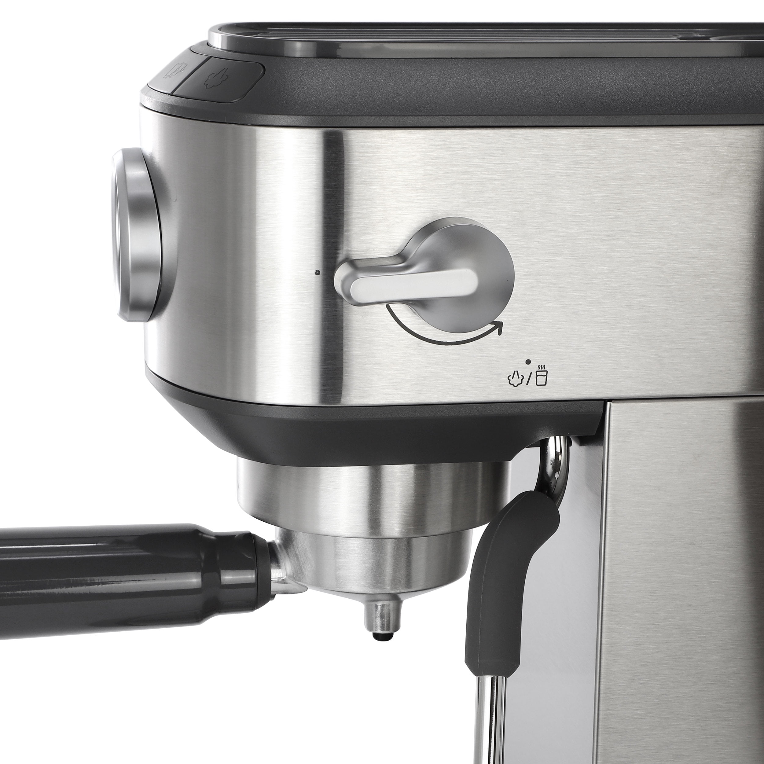 Calphalon Miniatura Compact Espresso Machine and Milk Frother in Silver