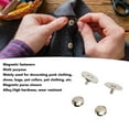 thumbnail image 3 of 50 Sets  Button Clasp Snaps, 18x2mm Solid Metal Purse Hardware For Clothes Jackets Jeans, 3 of 8
