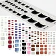 thumbnail image 4 of At Salon Home Pedicure Gel Toe Nail Strips UV LED Curing Required Nail Art Wrap, 4 of 19