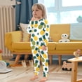 thumbnail image 5 of Pineapple Geometric Pattern Cotton Pajamas 2 Piece Set Sleepwear Soft and Comfortable Homewear Nightwear, 5 of 7