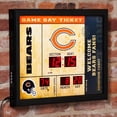thumbnail image 1 of Chicago Bears 23" x 18" Bluetooth Scoreboard Wall Clock, 1 of 7