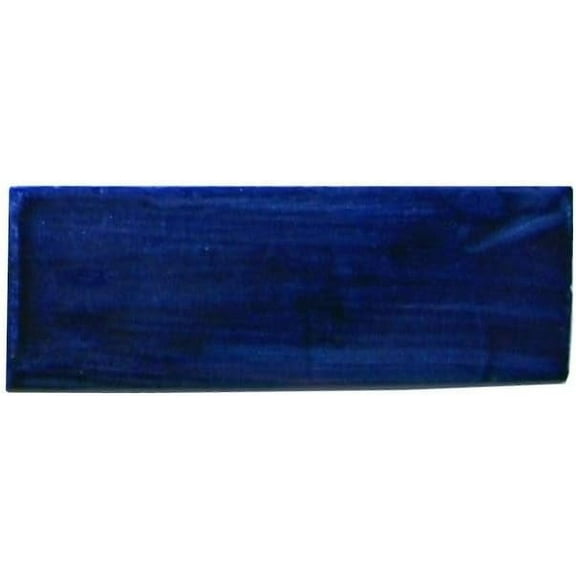 9pcs Cobalt Blue Bullnose 2" W x 6" L Traditional Clay Tile$$Art & Craft