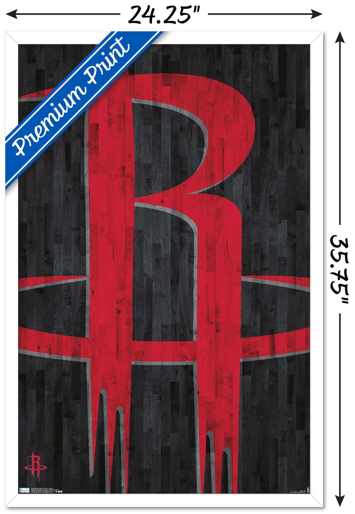 Trends International NBA Houston Rockets Framed Poster