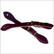 93SB Saddle Barn Bull Leather Bull Roll Buckle Spur Strap Latigo Youth