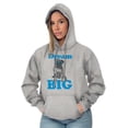 thumbnail image 3 of Dream Big Little Pug Sunglasses Dog Hoodie Sweatshirt Women Men Brisco Brands S, 3 of 5