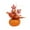 Red, variant on 1 Pc Fall Artificial Pumpkins Halloween Fake Pumpkin Centerpiece Decor Cozy Maple Leaves Styles Farmhouse Neutral Fall Decor Autumn Rustic Thanksgiving Decoration for Home, 4.13 x 7.87 inch