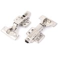 thumbnail image 1 of Uxcell bisagra oculta de cierre automático hidráulico de 119 mm de largo para muebles de cocina, 2 piezas, 1 of 4