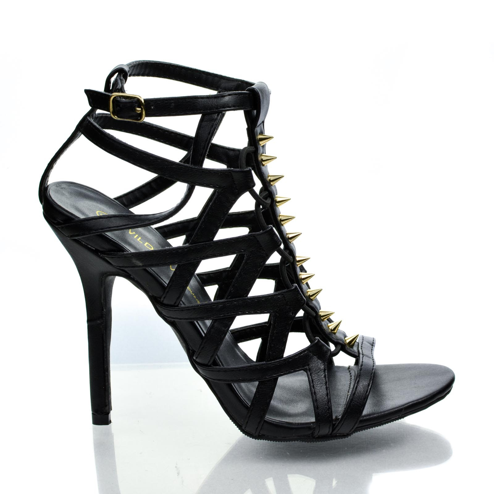 studded stiletto heels