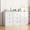 White-9 Drawer, variant on Akaber 6 Drawer Dresser for Bedroom, White Modern 43.3'' Tall Wood Dresser with Anti-Tip Kit, Storage Organizer