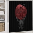 thumbnail image 5 of Death Note Ryuk 4PCS Bathroom Sets Shower Curtain Sets with Toilet Lid Cover, U-Shaped Mat And Bath Mat, 5 of 8