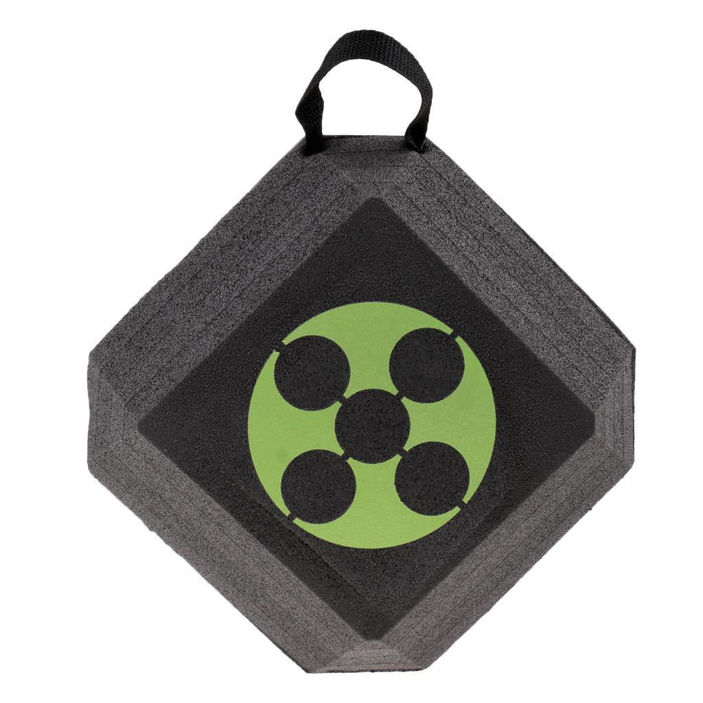 18-Sided 3D Reusable Target with Self XPE Foam for all Types Green
