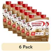 (6 pack) Premier Protein Shake, Café Latte, 30g Protein, 11 fl oz, 4 Ct