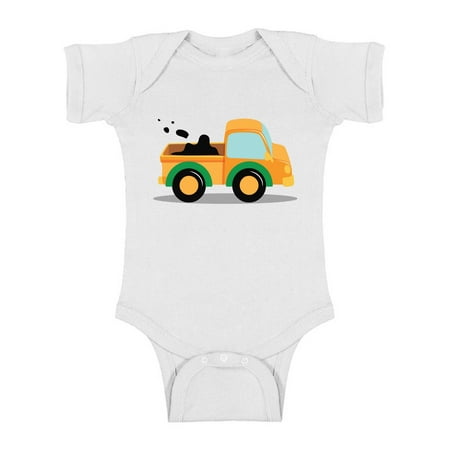 

Baby Boy Shirts - NB 6M 1 Year 2 Year Old 18 Months - Truck Bodysuit