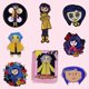 thumbnail image 2 of Best Quality Horror Scary Girl Enamel Lapel Pin Badge Hats Jack Clothes Backpack Decoration Jewelry Accessories Gift for Friends, 2 of 5