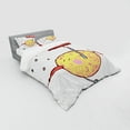 thumbnail image 3 of Ambesonne Cartoon Bedding Set 3 Pcs, Humor Fish, Twin, Multicolor, 3 of 3
