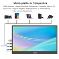thumbnail image 4 of 14 Inch Protable Touchscreen 1920x1080P IPS Panel Display Secondary Monitor For PC Gamer HDMI Compatible With PS5 Switch Laptop, 4 of 12