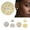 Gold, variant on 14K Gold Plated Cubic zircon Micro Pave Hip Hop Earrings Princess Cut Sterling Silver Hypoallergenic 10MM Round Hoop Earrings