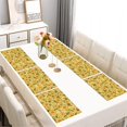 thumbnail image 2 of Boho Sunflower Placemats Set of 6, Durable Machine Washable Linen Table Mats with Heat Resistant Rustic Floral Patterns, Featuring Bees, Butterflies, and Yellow Blooms for Dining Table, 2 of 5