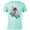 Celadon Snow Heather, variant on The Little Mermaid Ariel Find Your Voice - Short Sleeve Blended T-Shirt for Adults - Customized-Denim Snow Heather