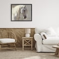 thumbnail image 3 of Stupell Industries Transitional White Moon Horse Black Floating Frame Canvas Art, 21 x 17, by Svetlana Aleynikova, 3 of 8