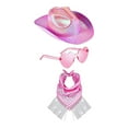 thumbnail image 1 of Women's Western Cowboy Hat Scarf Eyeglasses Three Piece Set, 1 of 3