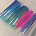 thumbnail image 2 of 4 Hojas A4 Película Arco Iris Transparente PVC Glitter DIY Equipaje Ropa Tela para Hacer Bolsos de Pelo Arco Inicio Eventos Proyectos, 2 of 5