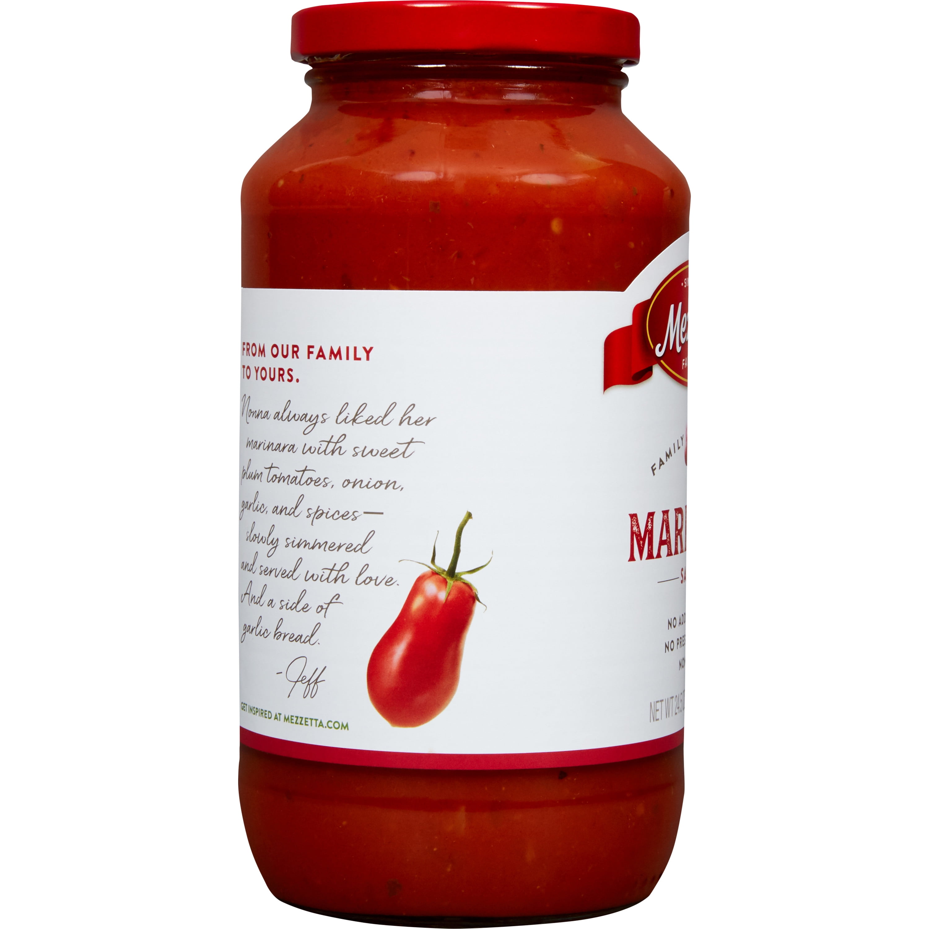 (4 pack) Mezzetta Family Recipes Marinara Sauce 24 fl oz Jar